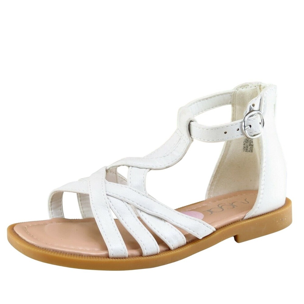 Sugar Toddler Boys 12 Medium White Gladiator Synthetic‎